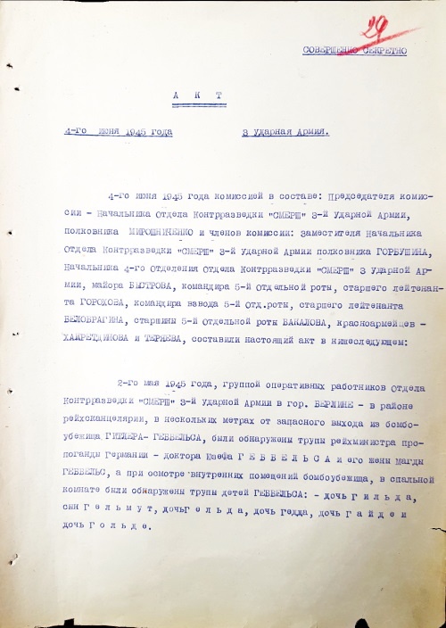 Смерть Гитлера Смерть Гитлера