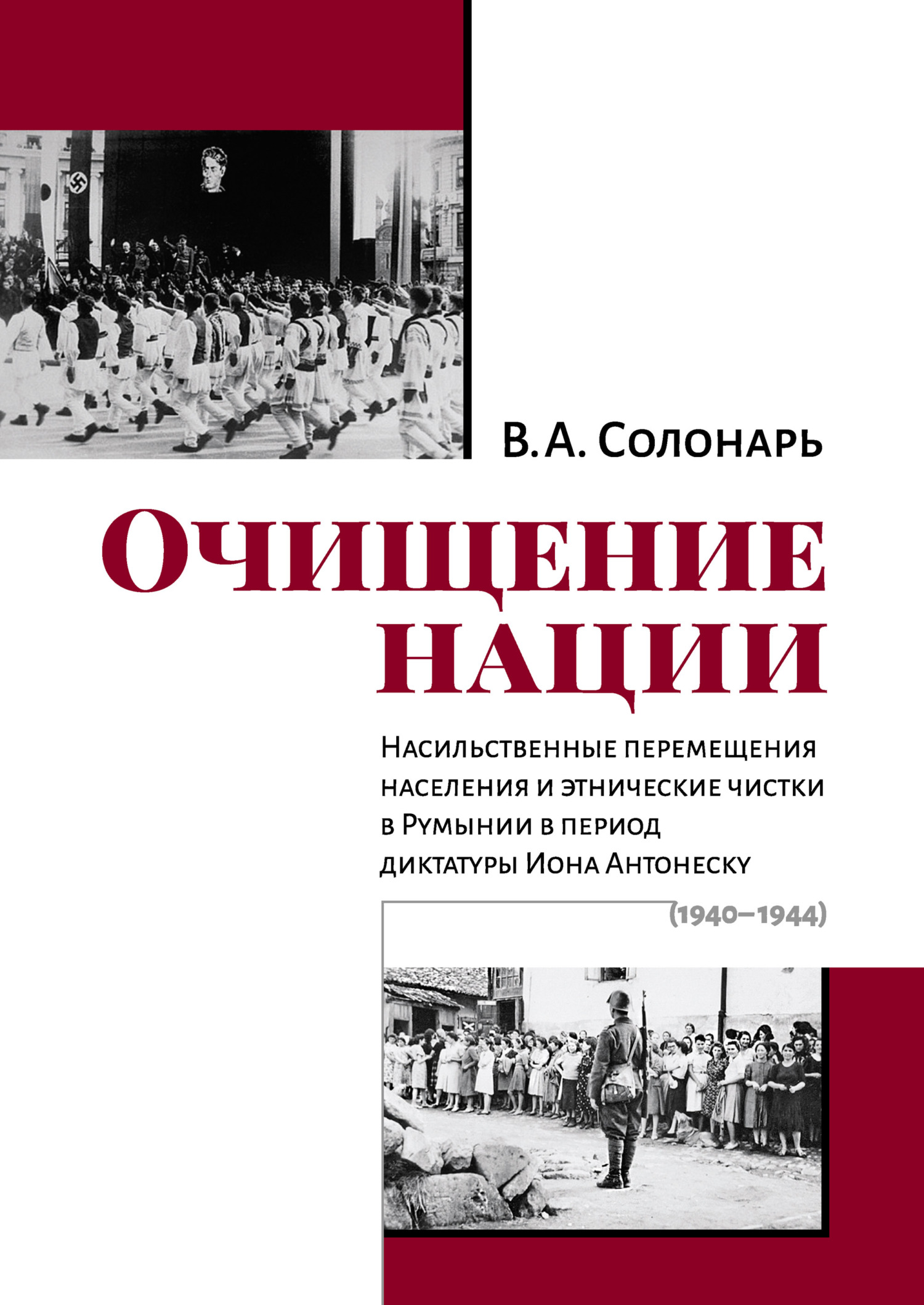 Очищение нации. Насильственные перемещения населения и этнические чистки в Румынии в период диктатуры Иона Антонеску (1940–1944) - Владимир Анатольевич Солонарь
