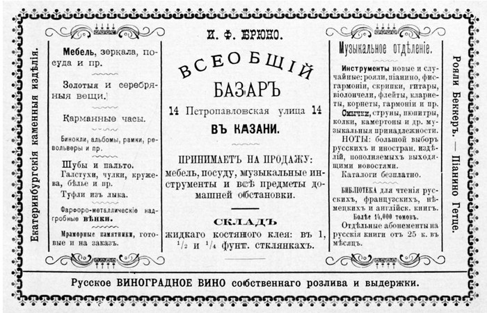 Модные магазины и модистки Москвы первой половины XIX столетия