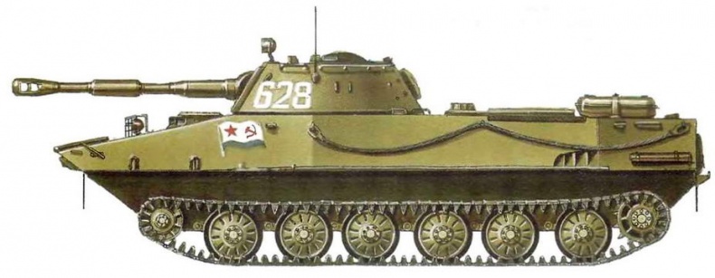 Плавающий танк ПТ-76 Плавающий танк ПТ-76