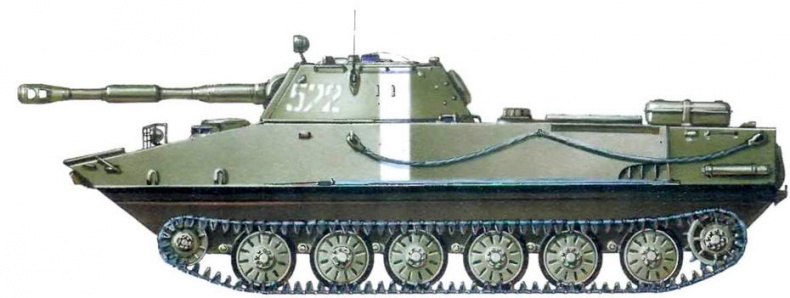 Плавающий танк ПТ-76 Плавающий танк ПТ-76