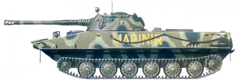 Плавающий танк ПТ-76 Плавающий танк ПТ-76