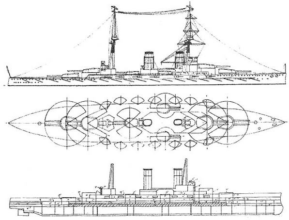 Линейные корабли “Эджинкорт”, “Канада” и “Эрин”. 1910-1922 гг. Линейные корабли “Эджинкорт”, “Канада” и “Эрин”. 1910-1922 гг.