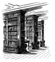Книга на книжной полке Книга на книжной полке